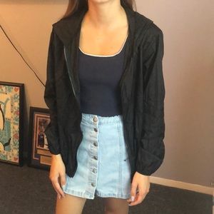 Brandy Melville black windbreaker! Never worn